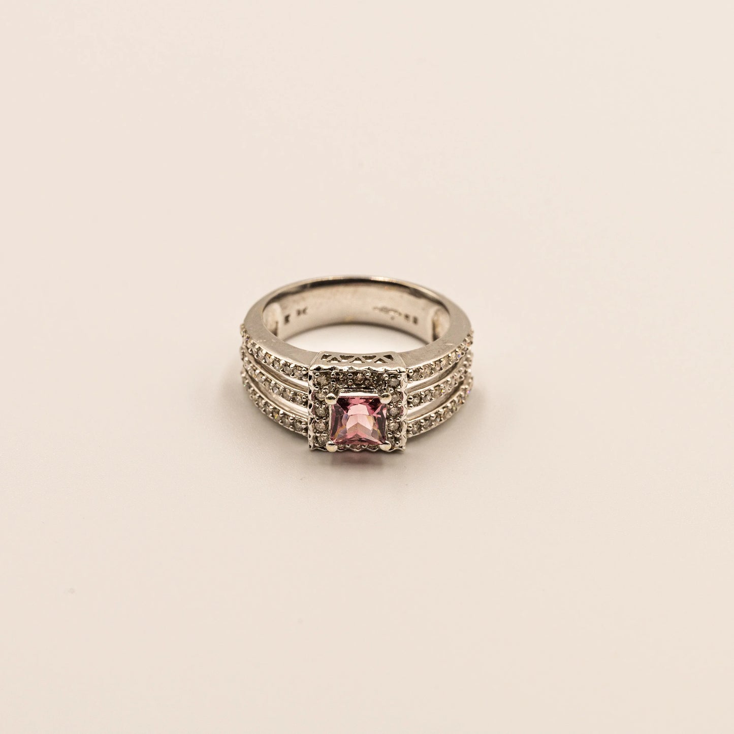 Valeria | Vintage Roze Toermalijn & Diamant - Madamas - Antwerp