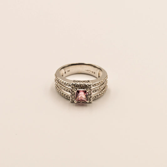 Valeria | Vintage Roze Toermalijn & Diamant - Madamas - Antwerp