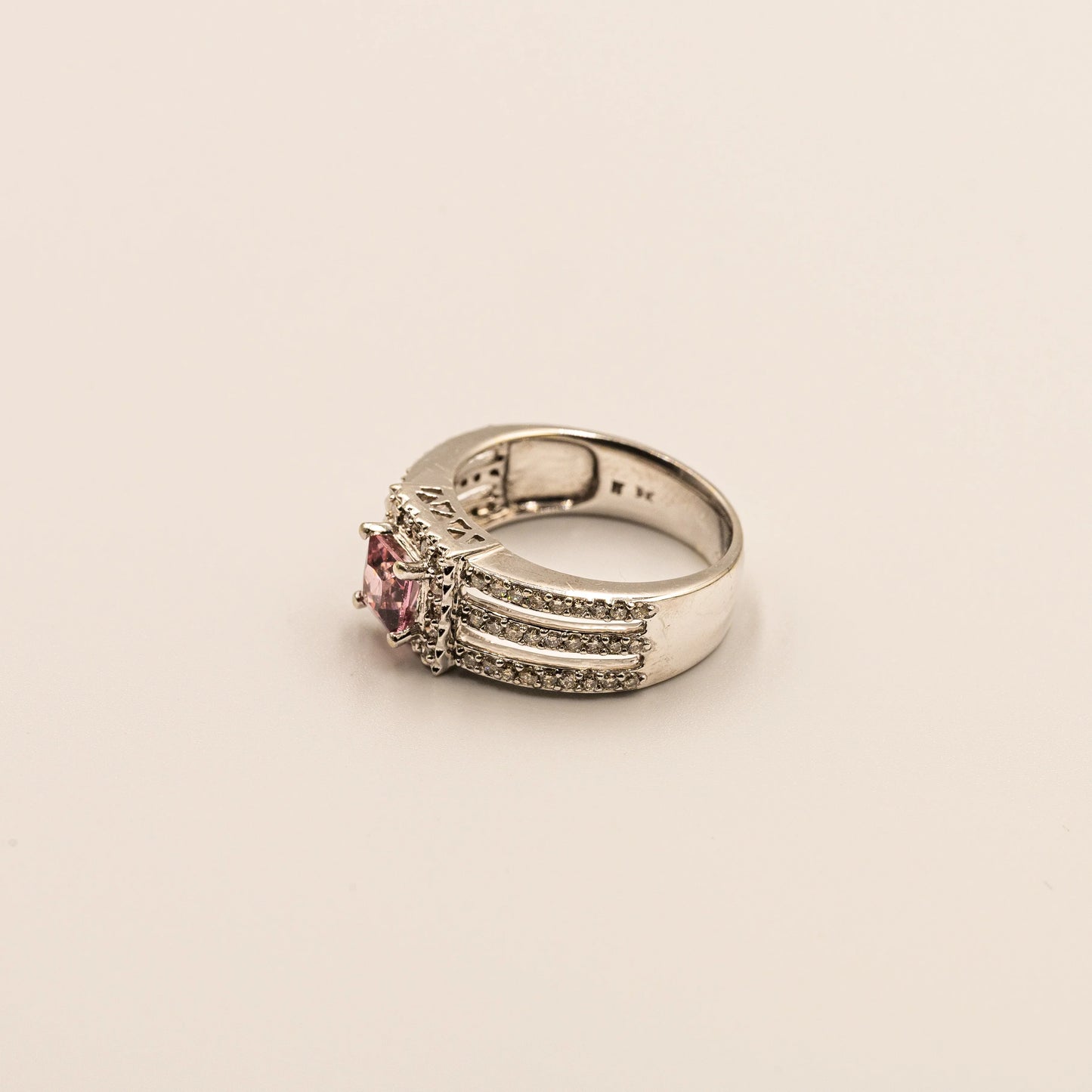 Valeria | Vintage Roze Toermalijn & Diamant - Madamas - Antwerp