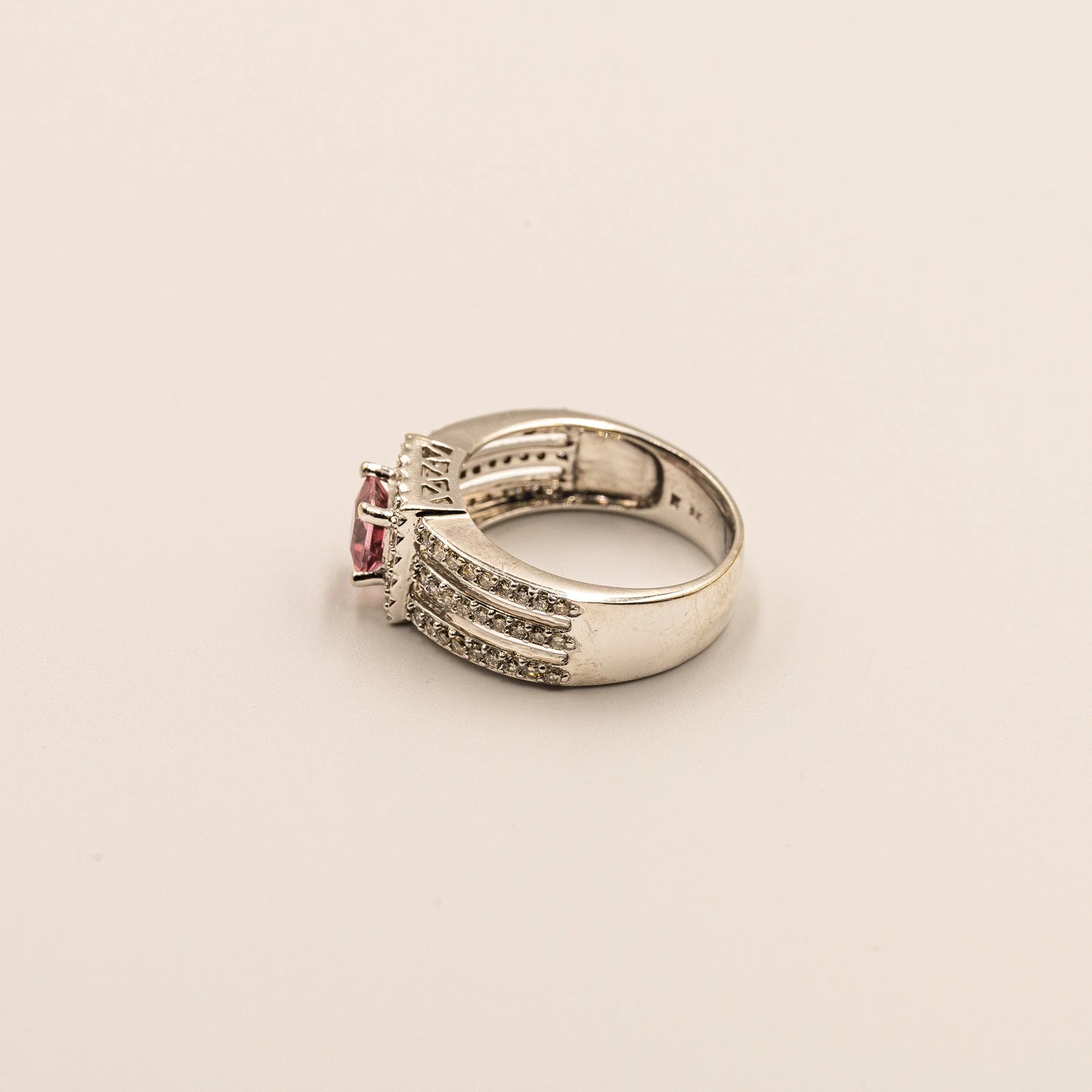 Valeria | Vintage Roze Toermalijn & Diamant - Madamas - Antwerp