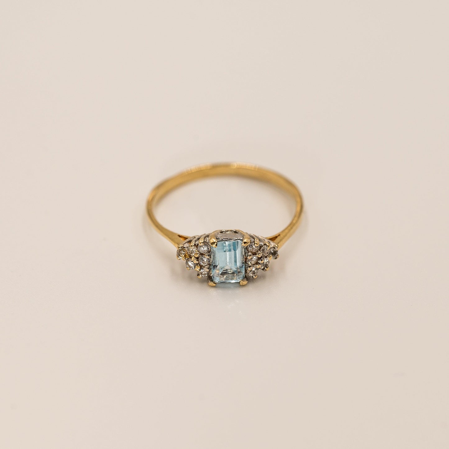 Maude | Vintage Topaas & Diamant