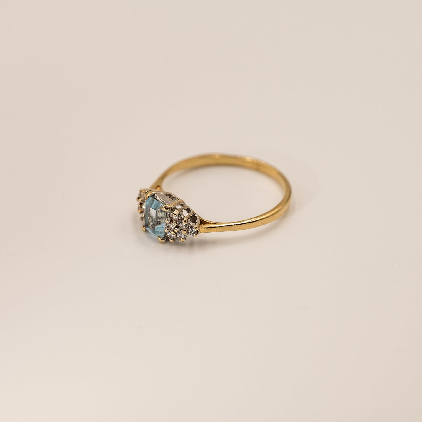 Maude | Vintage Topaas & Diamant