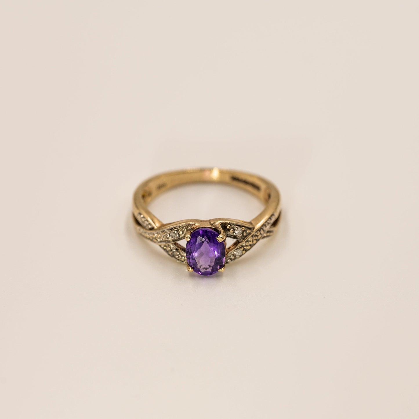 Georgina | Vintage Amethist & Diamant - Madamas - Antwerp