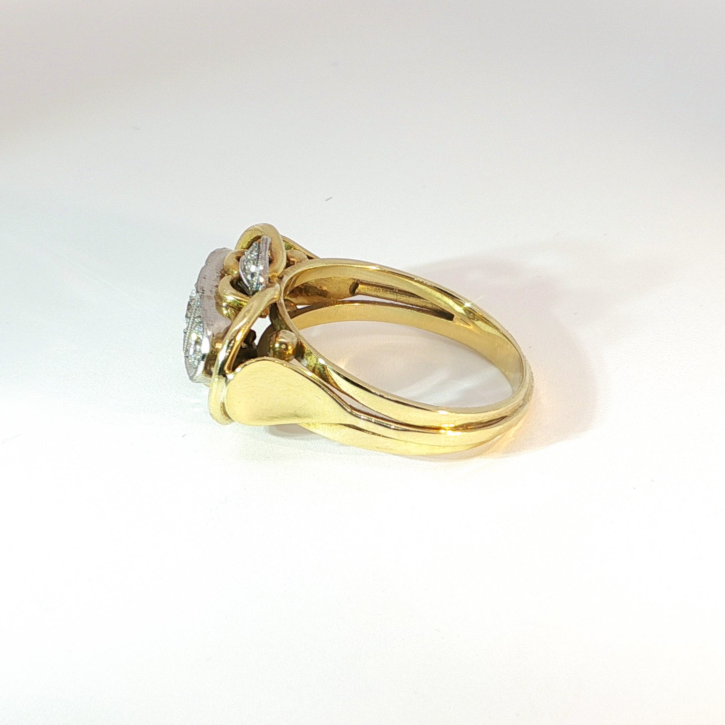 Simone | Vintage Three Stone Ring