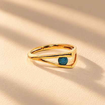 Alien| Vintage Smaragd Entourage-Ring