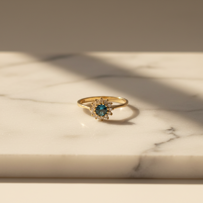 Annelies | Vintage Halo ring