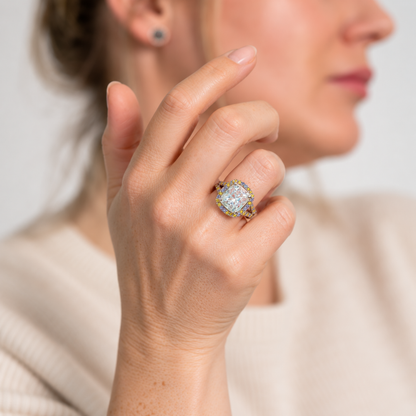 Leila | Statement ring met maansteen