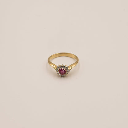 Eloise | Vintage Robijn & Diamant
