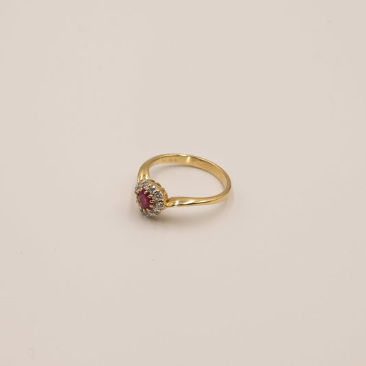 Eloise | Vintage Robijn & Diamant