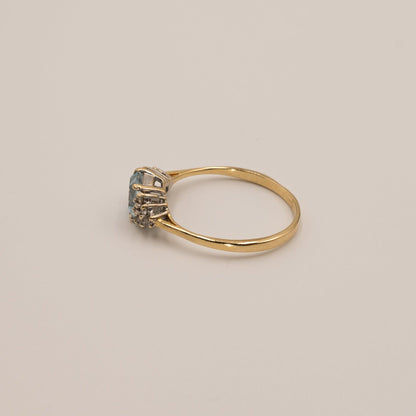 Maude | Vintage Topaas & Diamant