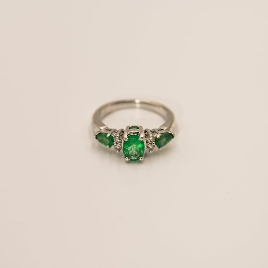 Grace | Vintage Smaragd en Diamant