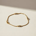 Elena | Vintage gouden armband