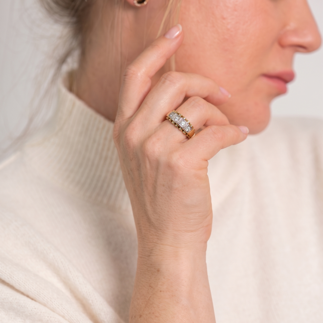 Jenna | Vintage Diamanten Band Ring