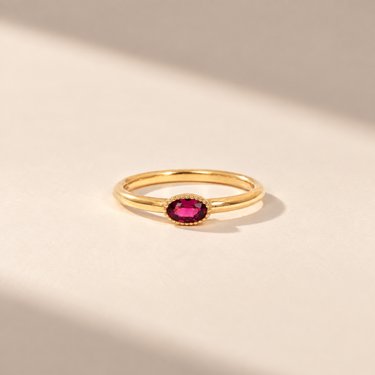 Odile | Bague vintage rose