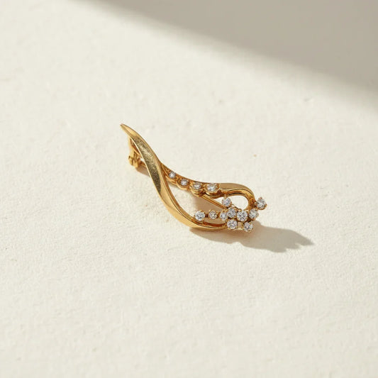 Emilie | Vintage diamanten broche