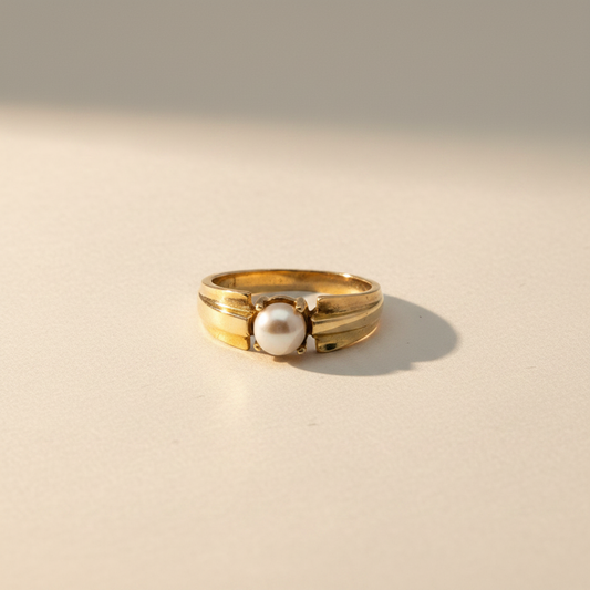 Magda | Vintage Parel Ring
