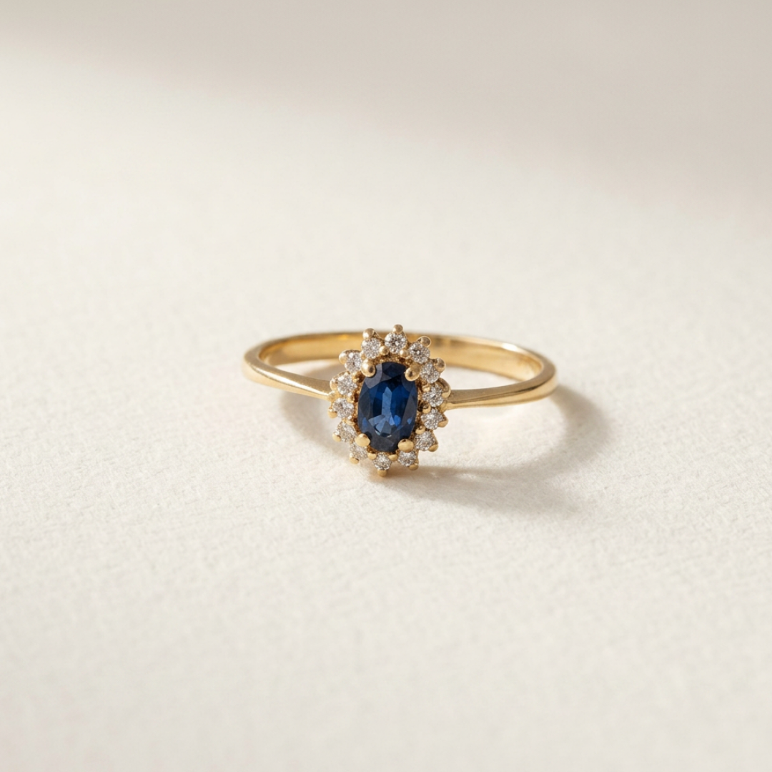 Lillie | Vintage Halo Ring