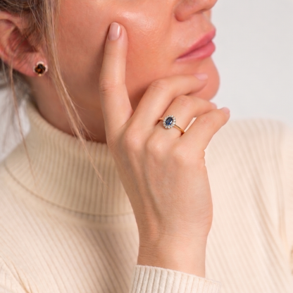 Lillie | Vintage Halo Ring