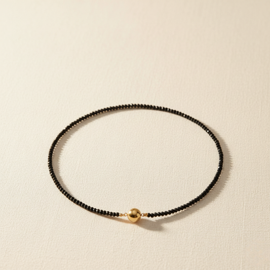 Lea | Zwarte diamant ketting