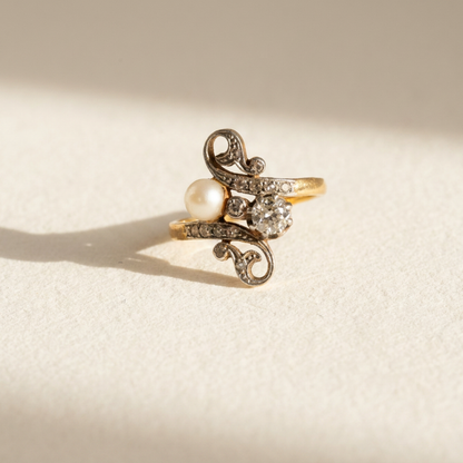 Alien| Vintage Emerald Entourage Ring