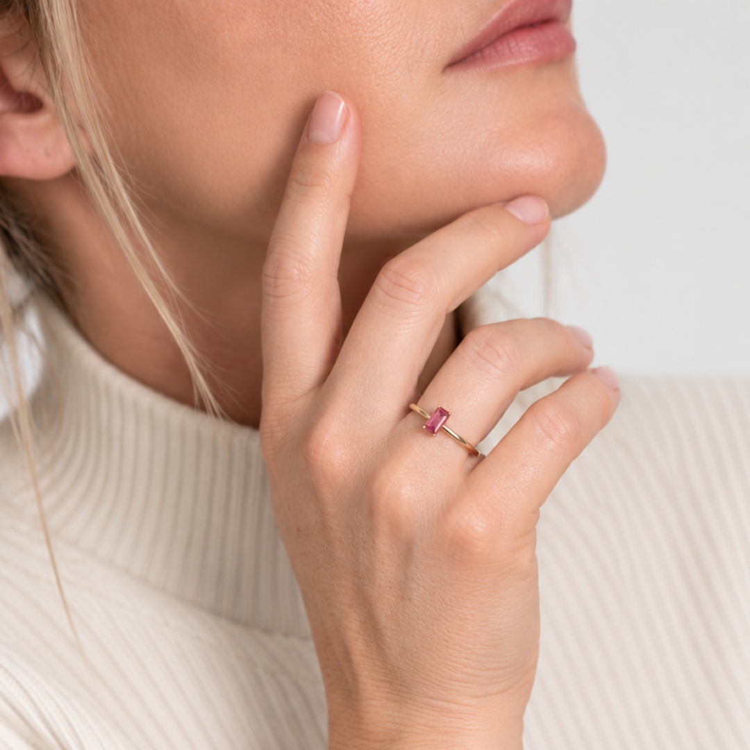 Clotilde | Vintage Toermalijnring