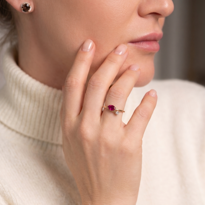 Lorette | Vintage Toi & Moi ring