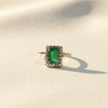 Alien| Vintage Emerald Entourage Ring