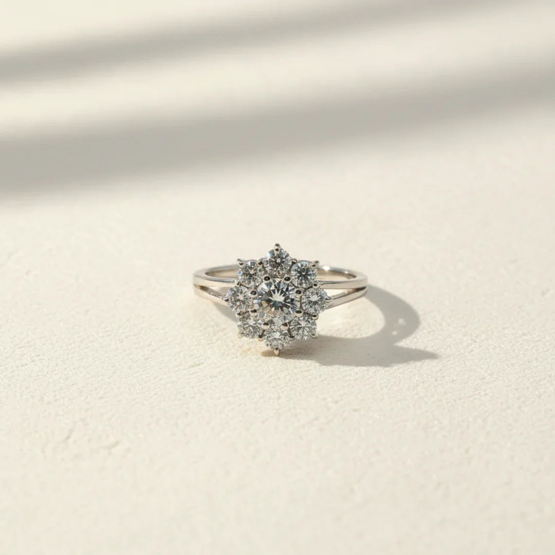 Adelinde | Vintage Cluster ring