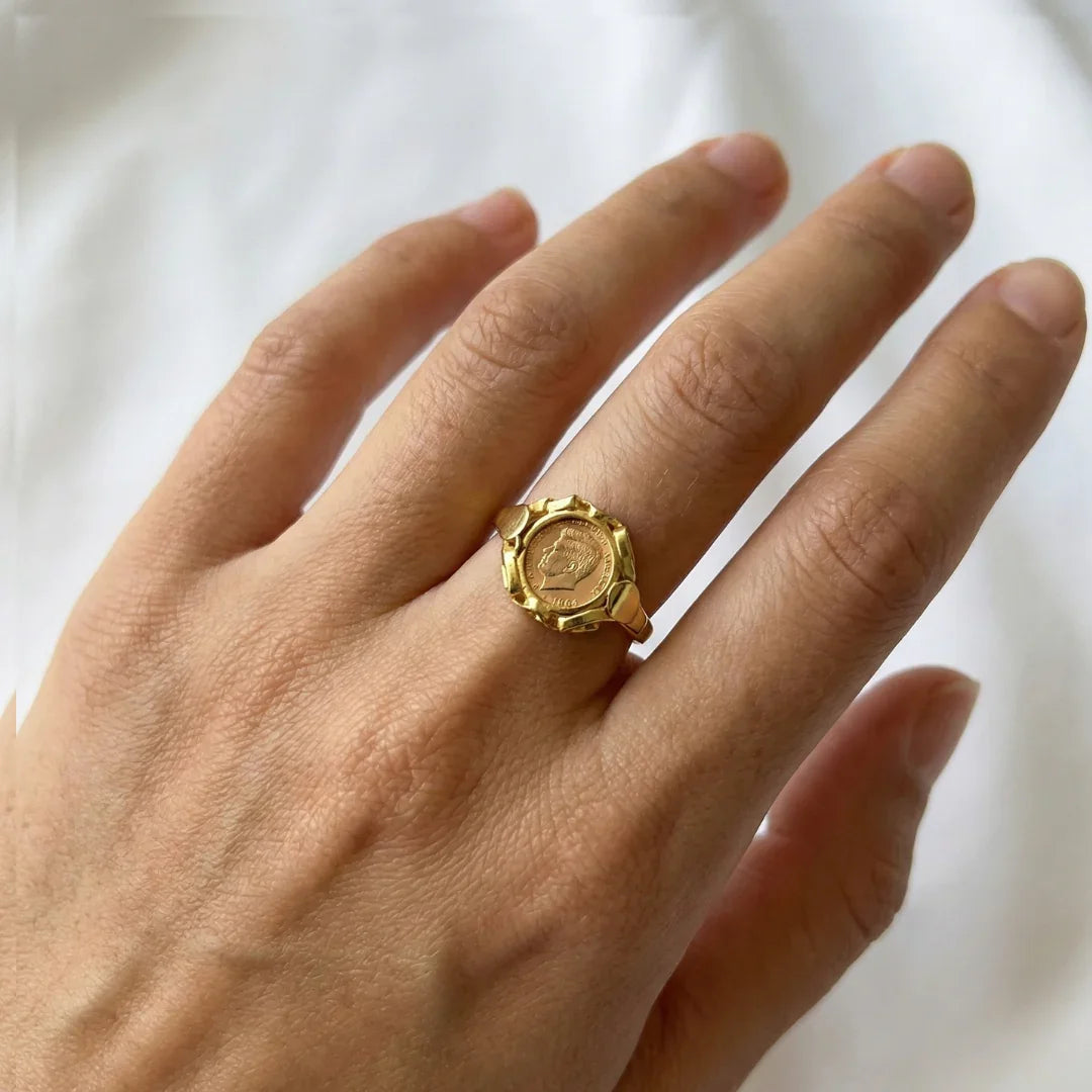 Alberta | Vintage Coin Ring