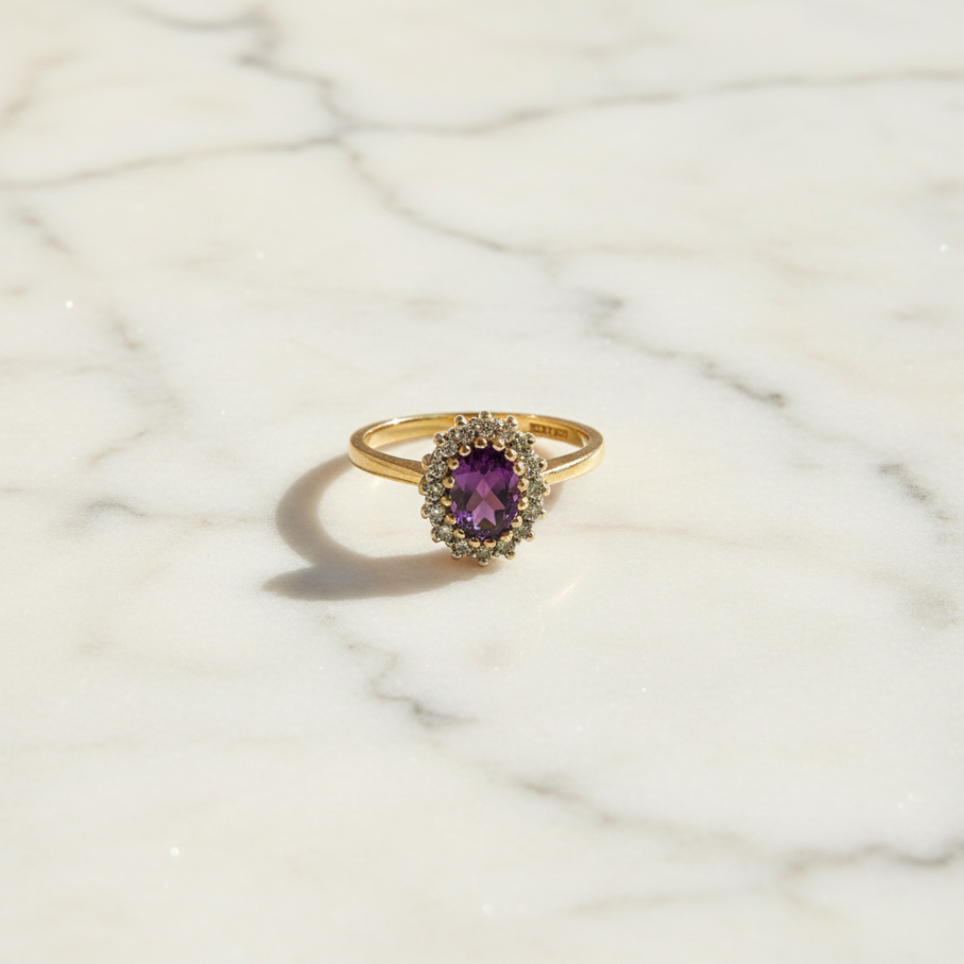 Suzanna | Vintage Halo Ring