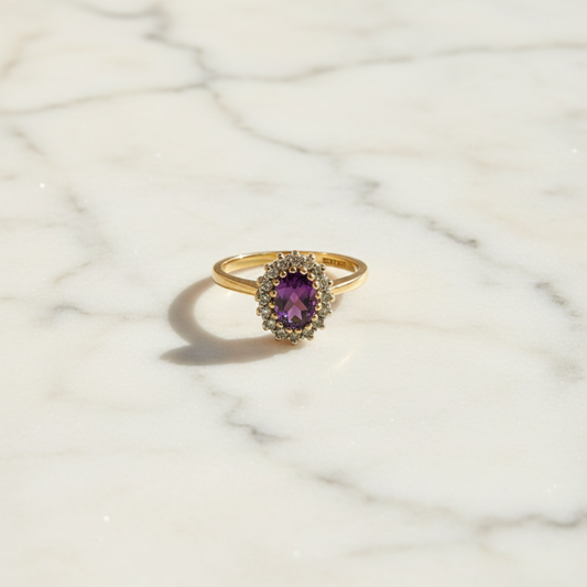 Suzanna | Vintage Halo Ring