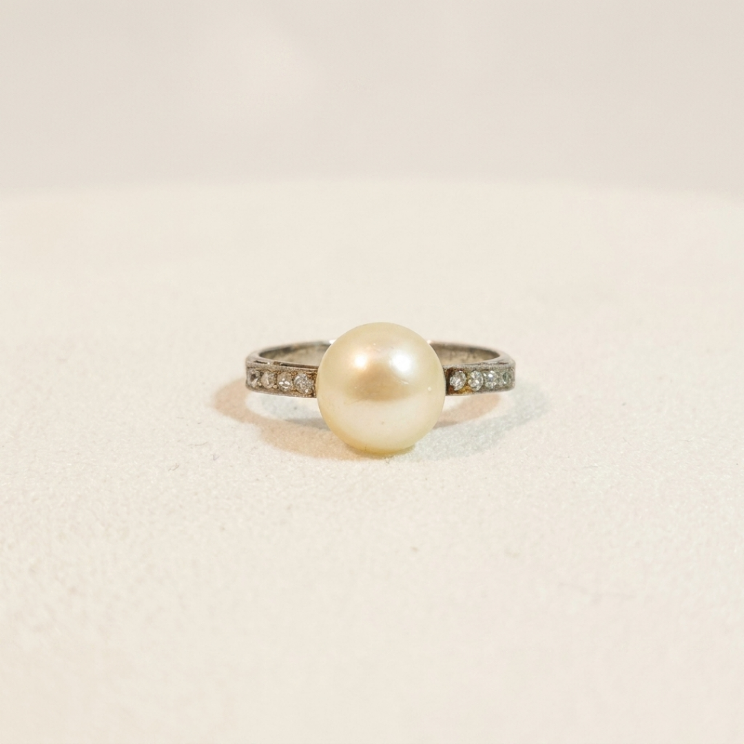 Alien| Vintage Smaragd Entourage-Ring