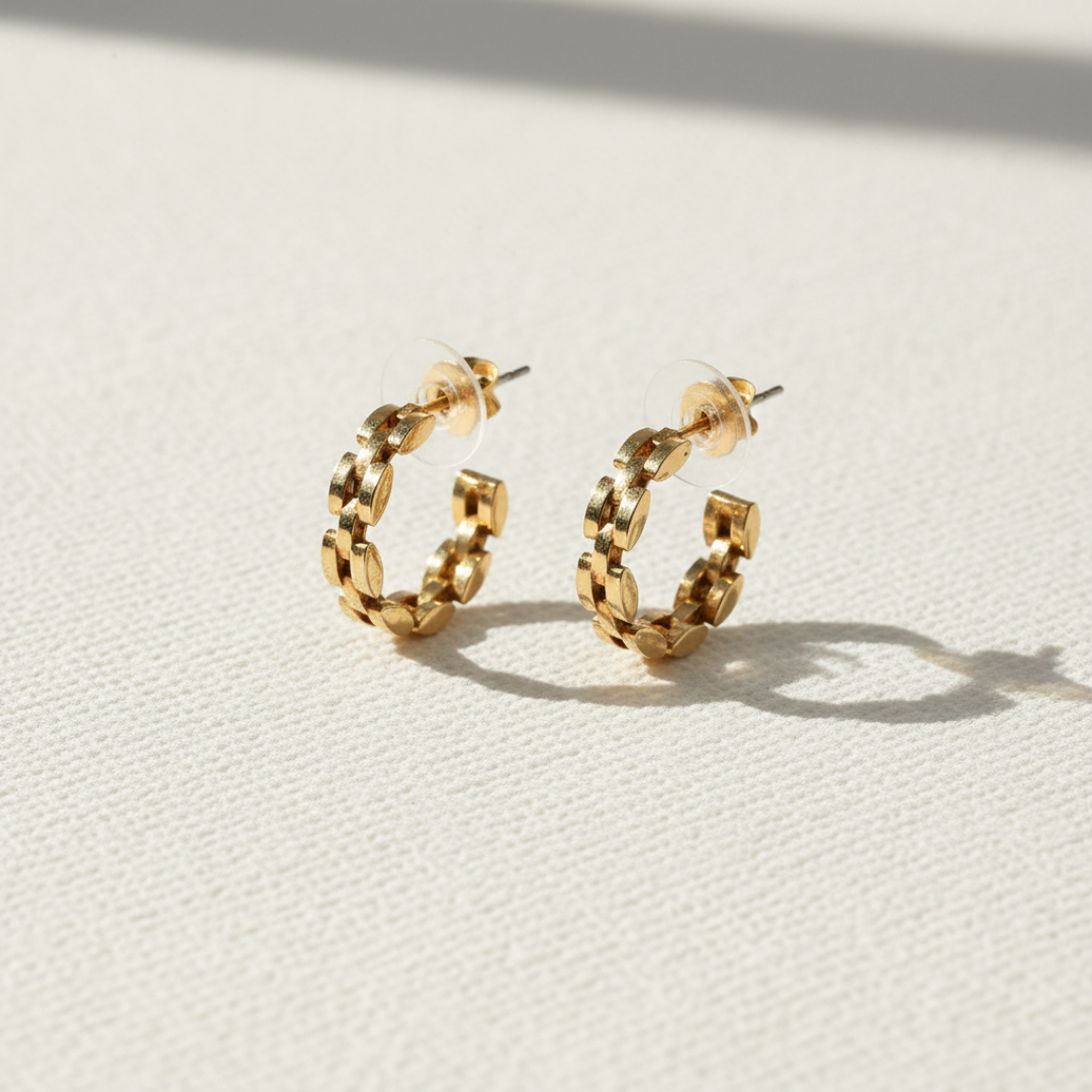 Ida | Vintage Gouden Hoops