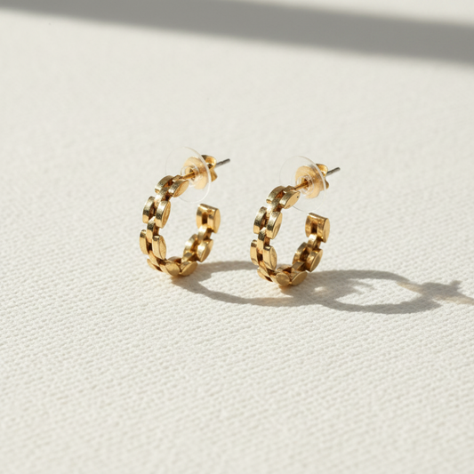 Ida | Vintage Gouden Hoops
