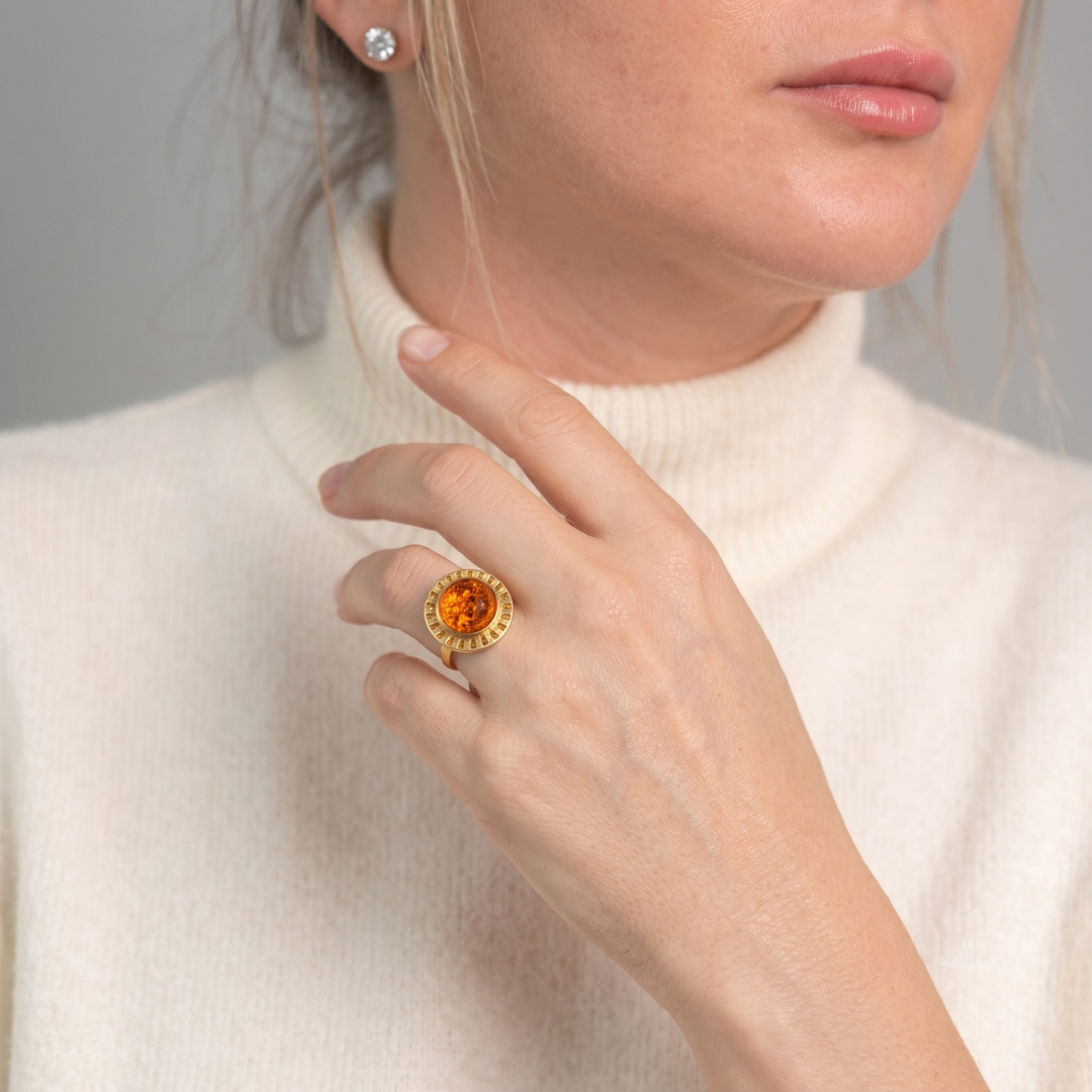 Alien| Vintage Smaragd Entourage-Ring