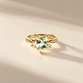Alien| Vintage Smaragd Entourage-Ring
