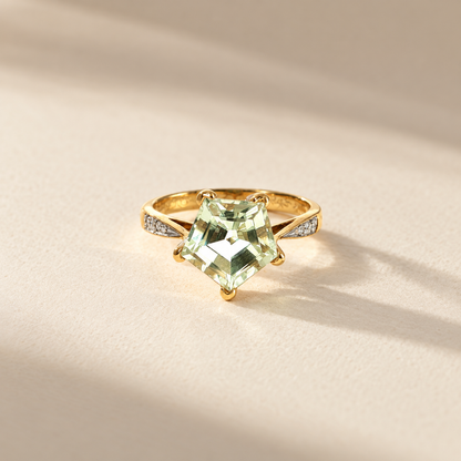 Alien| Vintage Smaragd Entourage-Ring