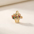 Desiree | Vintage Bloemenmand Broche