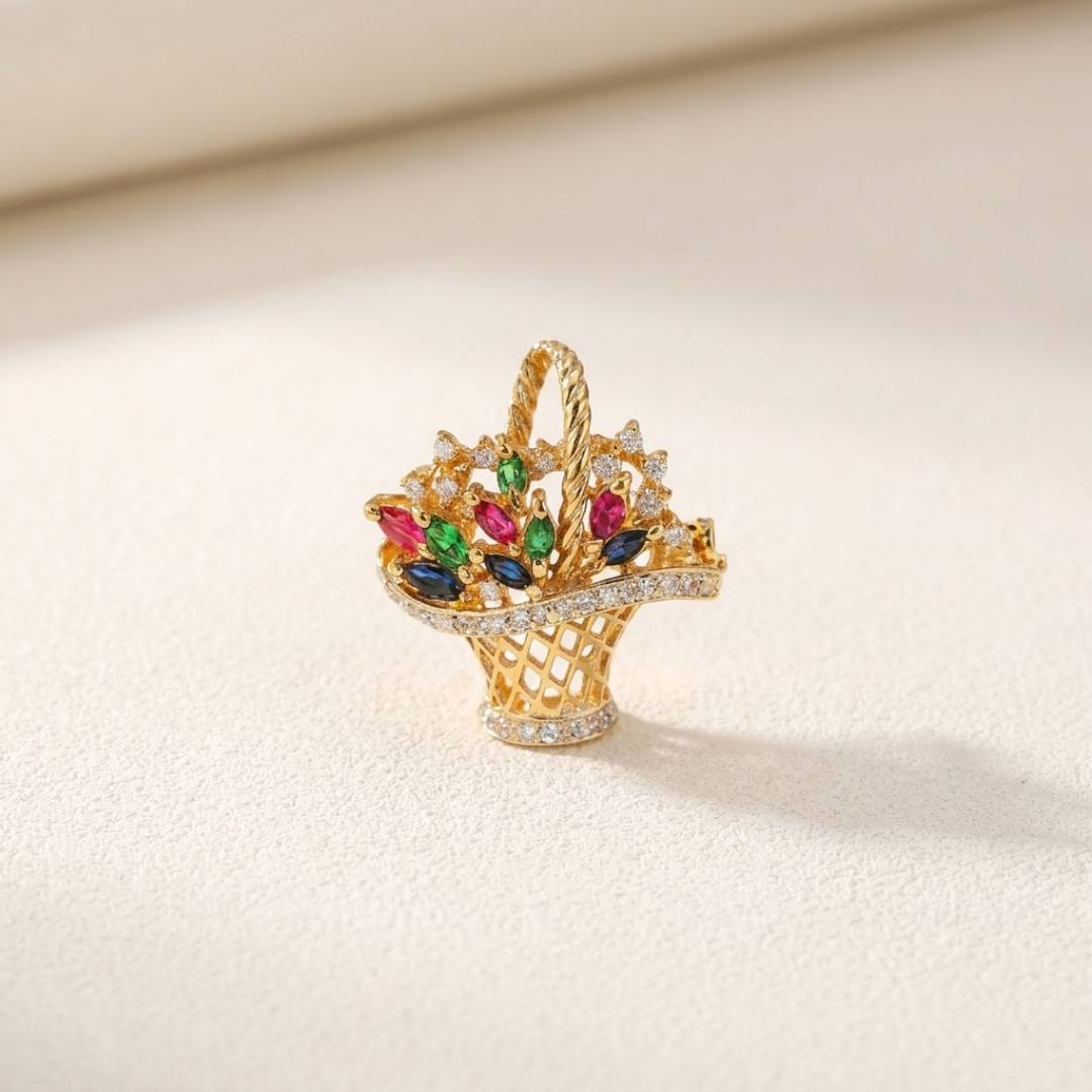 Emilie | Vintage diamond brooch