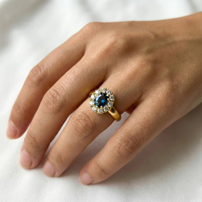 Mathilde | Vintage halo ring