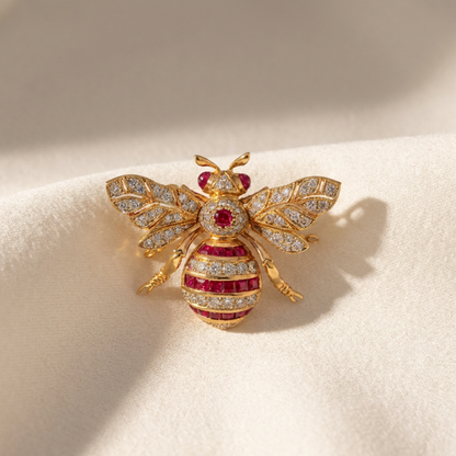 Emilie | Vintage diamond brooch