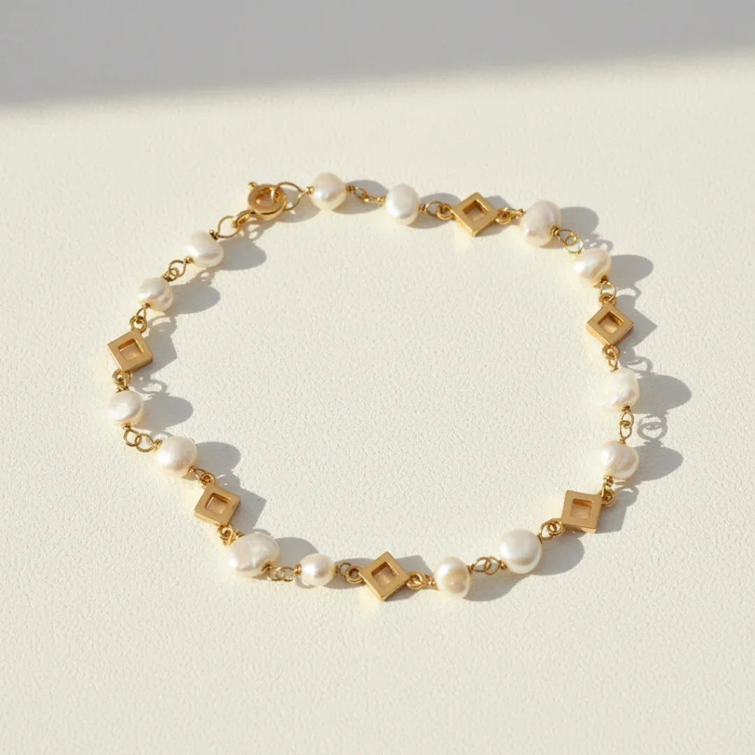 Theodora | Vintage parel armband