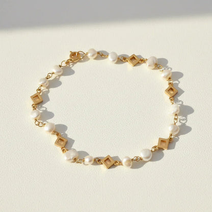 Theodora | Vintage parel armband
