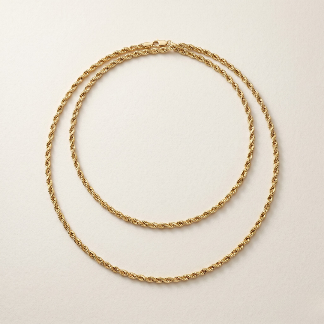 Huguette | Vintage Twisted Chain Ketting