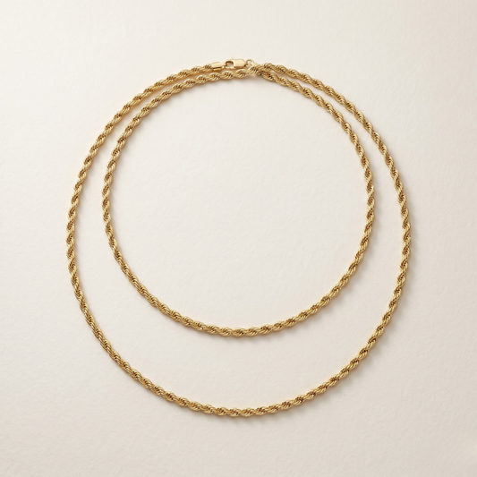 Huguette | Vintage Twisted Chain Ketting