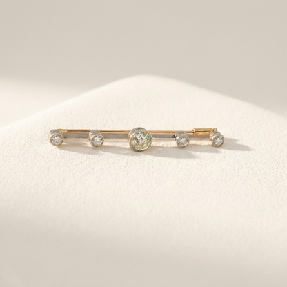 Emilie | Vintage Diamantenbrosche