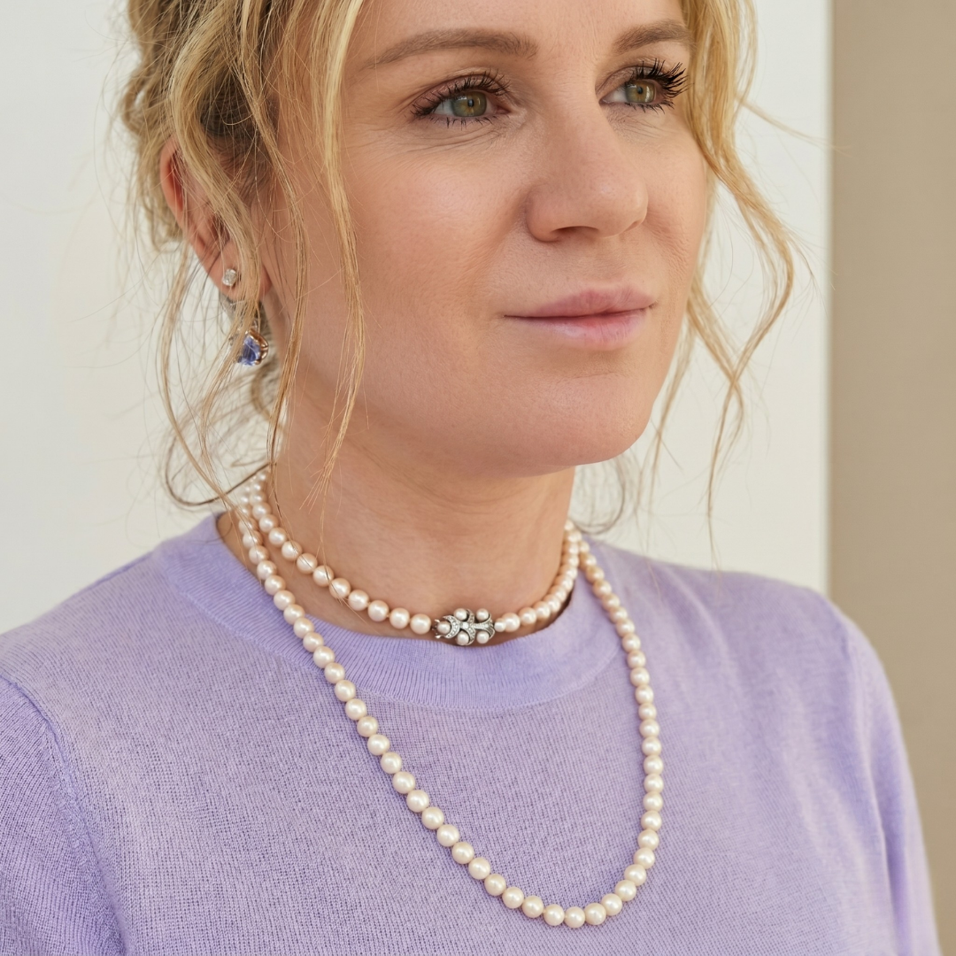 Lizet | Vintage Akoya Parelketting