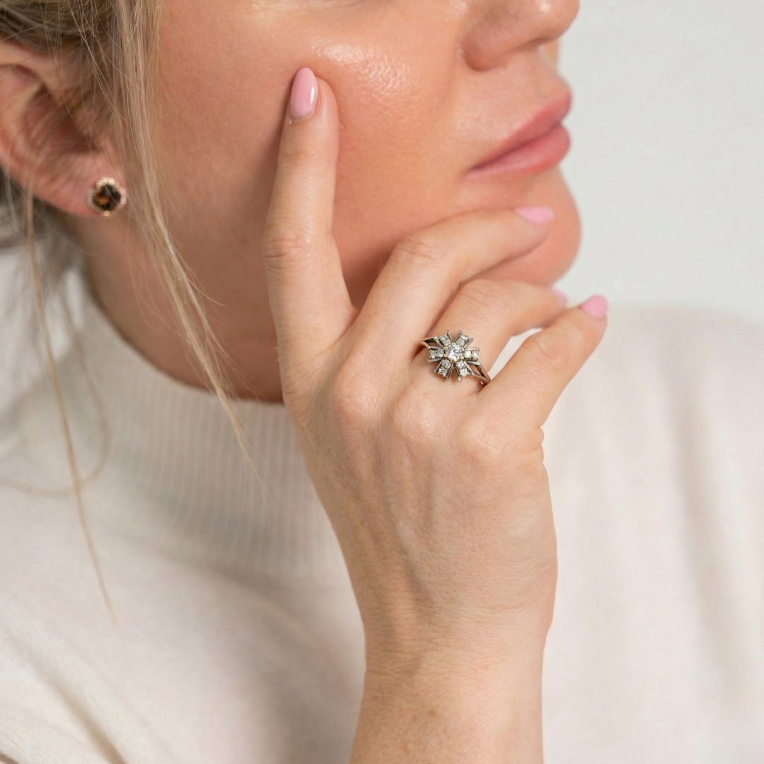 Rosina | Vintage Cluster ring