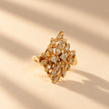 Roseline | Vintage Diamanten Clusterring