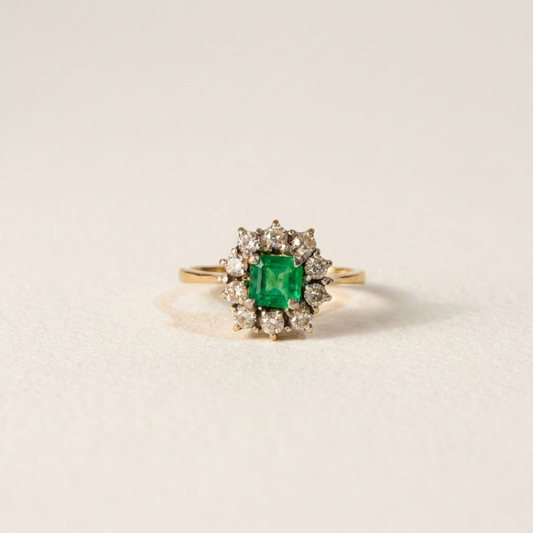 Jeanette | Vintage Halo Ring